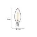 LED Leuchtmittel 3 Watt DIMMBAR E14 Fassung 320 Lumen 2700 Kelvin Ø3,5cm