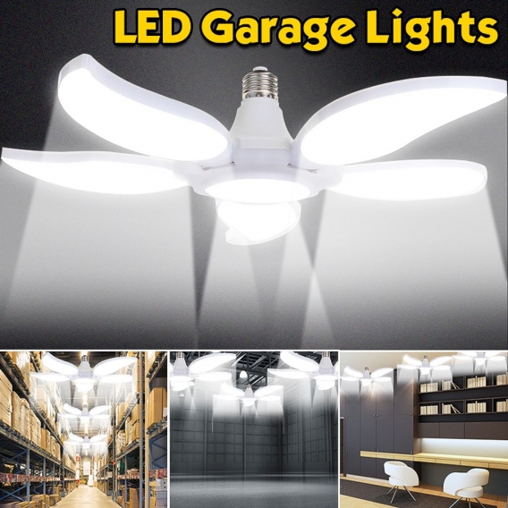 75W LED Garage Lichter Decken verstellbare Lampe Tageslicht 220V 6500K