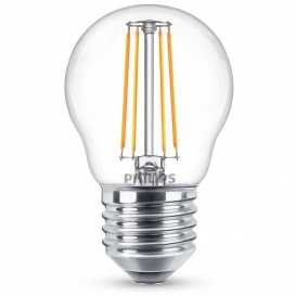 More about Philips LED Lampe ersetzt 40W, E27 Tropfenform P45, klar, warmweiß, 470 Lumen, nicht dimmbar, 1er Pack