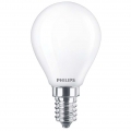 Philips LED Lampe ersetzt 60W, E14 Tropfenform P45, weiß, warmweiß, 470 Lumen, nicht dimmbar, 1er Pack