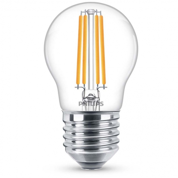 Philips LED classic 60W E27 WW P45 CL ND SRT4 Licht Tropfenlampe Warmweiß 2700 K