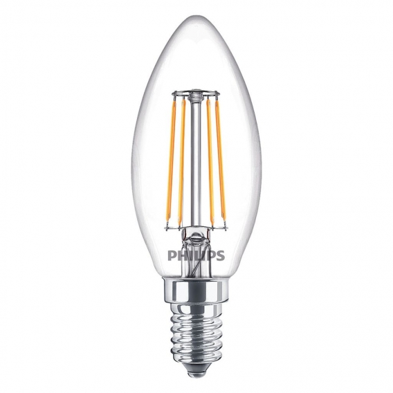 Philips LED classic 40W B35 E14 WW CL ND SRT4 Licht Kerzenlampe Warmweiß 2700 K