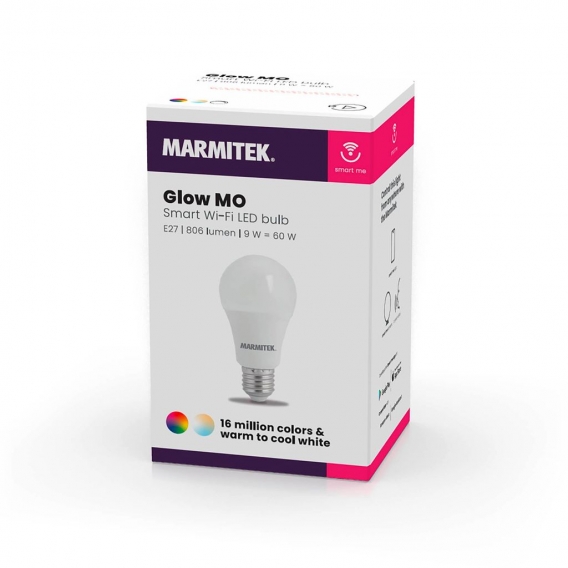 Marmitek GLOW MO Smart Wi-Fi LED color E27 806 lumen 60 W