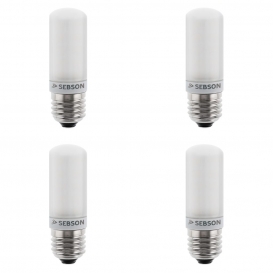 More about 4x LED Lampen E27 4W warmweiss RA97 flimmerfrei LED Leuchtmittel Kolben SEBSON