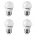 4x LED Lampen E27 6W warmweiss RA97 flimmerfrei LED Leuchtmittel Birne SEBSON