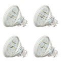 4x LED Lampen MR16 GU5.3 warmweiß 5W RA97 flimmerfrei 12V DC Leuchtmittel SEBSON