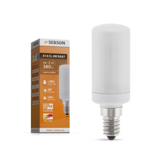 LED Lampen E14 4W warmweiss RA97 flimmerfrei LED Leuchtmittel Cornlight SEBSON