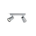 Philips myLiving 5057248pn GU10 Aluminium Lichtspot – Punkt-Licht (Aluminium, Metall, GU10, 2 bulb (S), 10 W, 9,2 mm) [Energiekl