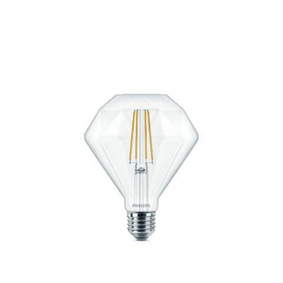 Philips LED Leuchtmittel Diamant, E27, warmweiß, 2700K, 500lm, dimmbar