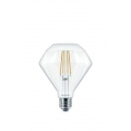 Philips LED Leuchtmittel Diamant, E27, warmweiß, 2700K, 500lm, dimmbar