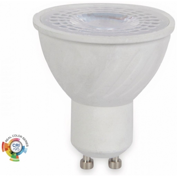 V-TAC LED-Lampe VT-2206(7497), GU10, EEK: G, 6 W, 400 lm, 2700 K