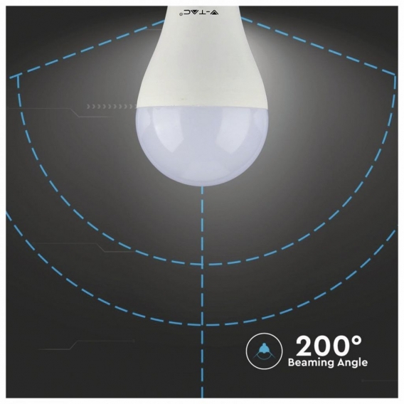 V-TAC lED-Lampe VT-217 A65 E27 17W 3000K 1521lm weiß