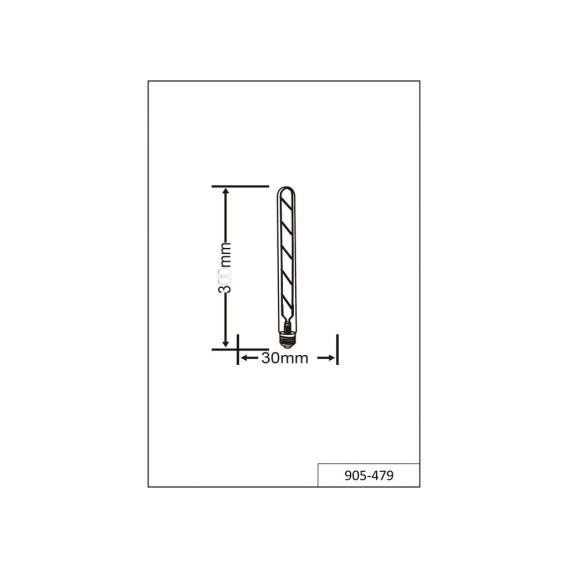 Trio LED Leuchtmittel Stab in transparent 4W 320lm