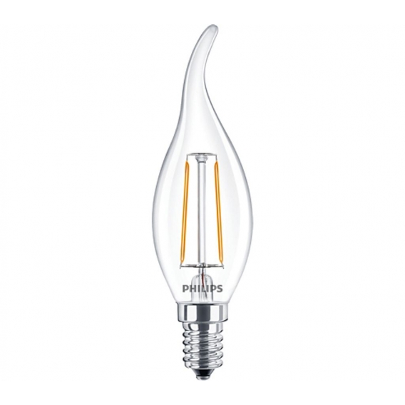 CLA LEDCandle 2-25W E14 827 BA35 klar