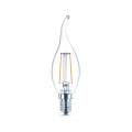 CLA LEDCandle 2-25W E14 827 BA35 klar