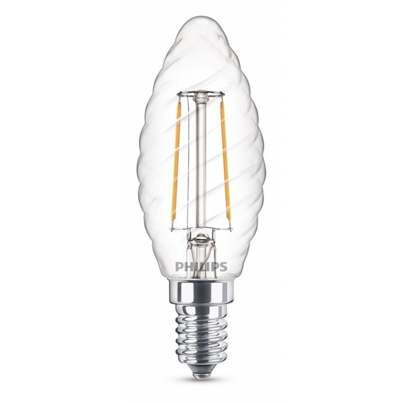 Philips LEDclassic ST35 Leuchtmittel Kerze E14, 250lm, 2W, klar, ww,E14,A++,57389100