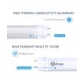 6er Anten®150cm Leuchtstoffröhre Warmweiß 28003200K   T8 G13 LED Röhre Tube Leuchtmittel mit der transparenten Abdeckung inkl. L