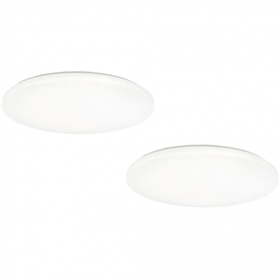 2x LED Deckenlampe, Sternenhimmel, CCT, 31 cm