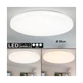 2x LED Deckenlampe, Sterneneffekt, CCT, weiß, D 35 cm