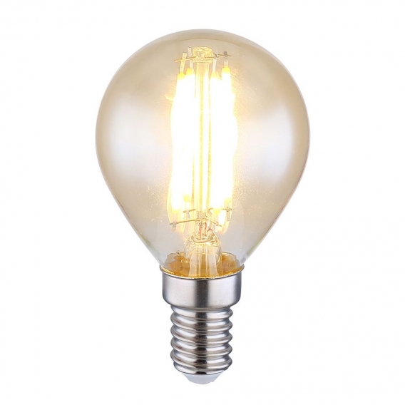 LED 4 Watt Leuchtmittel, Filament, E14, 350 Lumen, amber