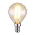 LED 4 Watt Leuchtmittel, Filament, E14, 350 Lumen, amber