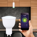 5W Smart Home RGB LED Leuchtmittel, GU10, 400 Lumen, Dimmer