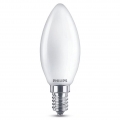 Philips LED Lampe ersetzt 40 W, E14 Kerzenform B35, weiß, warmweiß, 475 Lumen, dimmbar, 4er Pack