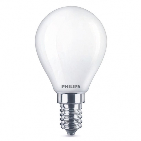 Philips LED Lampe ersetzt 40 W, E14 Tropfenform P45, weiß, warmweiß, 475 Lumen, dimmbar, 4er Pack