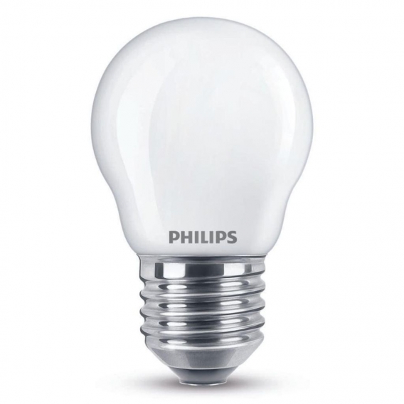 Philips LED Lampe ersetzt 40 W, E27 Tropfenform P45, weiß, warmweiß, 475 Lumen, dimmbar, 4er Pack