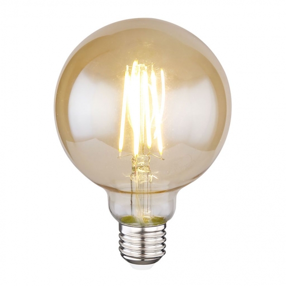 LED Lampe, E27 Fassung, Retrostil, 7 Watt, H 14cm