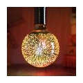 Klassische Edison 3D-Glühbirne mit Feuerwerk-Optik, LED-Lichtquelle, dekorative Glühbirne[Energieklasse A+]