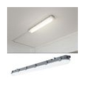 2er Set LED Wannenleuchte, grau, weiß, IP65, L 150cm