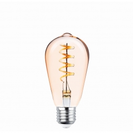 More about 3x Forever Light LED Birne Filament E27 ST64 4W 230V 2000K 250 Lumen SF Gold Reto Glühbirne Vintage-Stil