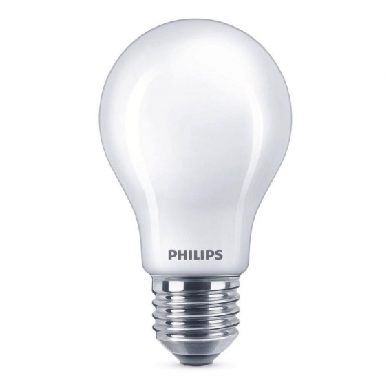 Philips LED Lampe ersetzt 60 W, E27 Standardform A60, weiß, warmweiß, 810 Lumen, dimmbar, 4er Pack