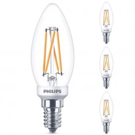 More about Philips LED Lampe ersetzt 25 W, E14 Kerzenform B35, klar, warmweiß, 270 Lumen, dimmbar, 4er Pack