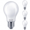 Philips LED Lampe ersetzt 100 W, E27 Standardform A60, weiß, warmweiß, 1560 Lumen, dimmbar, 4er Pack