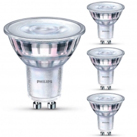 More about Philips LED Lampe ersetzt 65W, GU10 Reflektor PAR16, klar, warmweiß, 460 Lumen, nicht dimmbar, 4er Pack