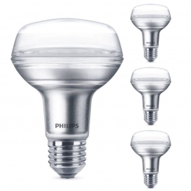 More about Philips LED Lampe ersetzt 100W, E27 Reflektor R80, klar, warmweiß, 670 Lumen, dimmbar, 4er Pack