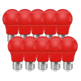 More about E27 Led 3W  Bunt Glühbirne,Bunten Golf Kugel Glühbirne,Rot Farbige Globe Lichterkette,10er Pack