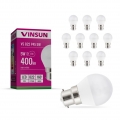 10 Stk. VINSUN® B22 LED Lampe 5W 400lm vgl. 35W Glühlampe warmweiß 160° Abstrahlwinkel