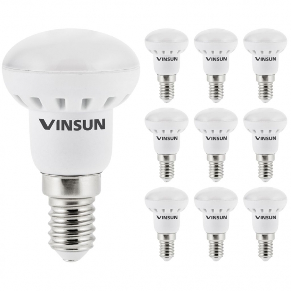 LED Lampen E14 warmweiss - 10x LED E14 3W - E14 LED Reflektor - VINSUN Lampe E14