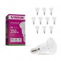 LED Lampen E14 warmweiss - 10x LED E14 3W - E14 LED Reflektor - VINSUN Lampe E14