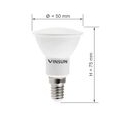 LED Lampen E14 - 10x LED E14 warmweiss 5W - E14 LED Spot Strahler - VINSUN LED