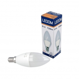 More about LEDOM 8W LED E14 C37 Leuchtmittel Kerzenlampe 720lm 3000K Warmweiß 180° Kerzenform Glühlampe