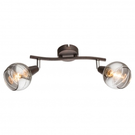 More about RGB LED Deckenlampe, bronze, Strahler verstellbar, L 28 cm