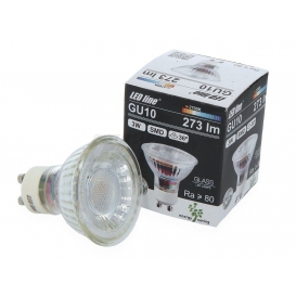 More about 3x LED Line GU10 3W LED Leuchtmittel 36° SMD 4000K Neutralweiß 273 Lumen Spot Strahler Glass Einbauleuchte Energie Glühlampe