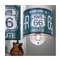 LED Wandlampe, Nummernschild Design 1x Route 66, USA