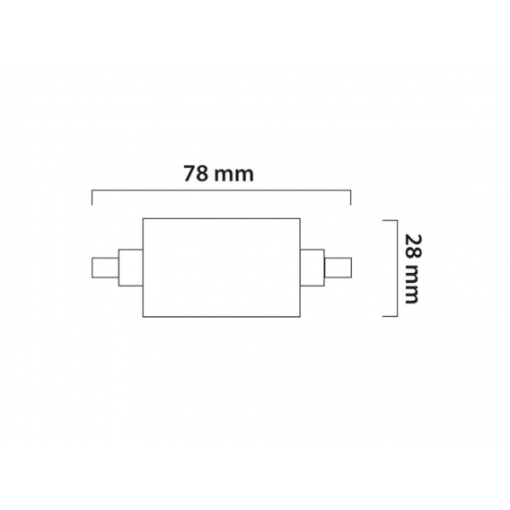 LED line R7s 78mm LED 6W 500 lm Kaltweiß 6500K Leuchtmittel SMD 2835 LED Lampe für Fluter Strahler