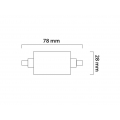 LED line R7s 78mm LED 6W 500 lm Kaltweiß 6500K Leuchtmittel SMD 2835 LED Lampe für Fluter Strahler