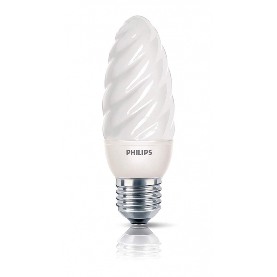 Philips gedrehte Kerze Energie E14 8 Watt Verbrauch entspricht 35 W Glühbirne